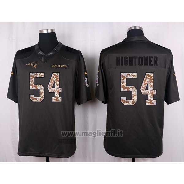 Maglia NFL Anthracite New England Patriots Hightower 2016 Salute To Service